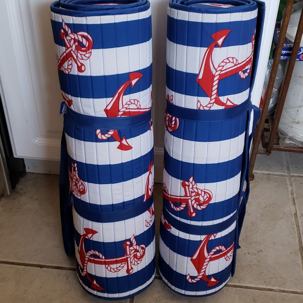 Set of 2 beach mats,never used.